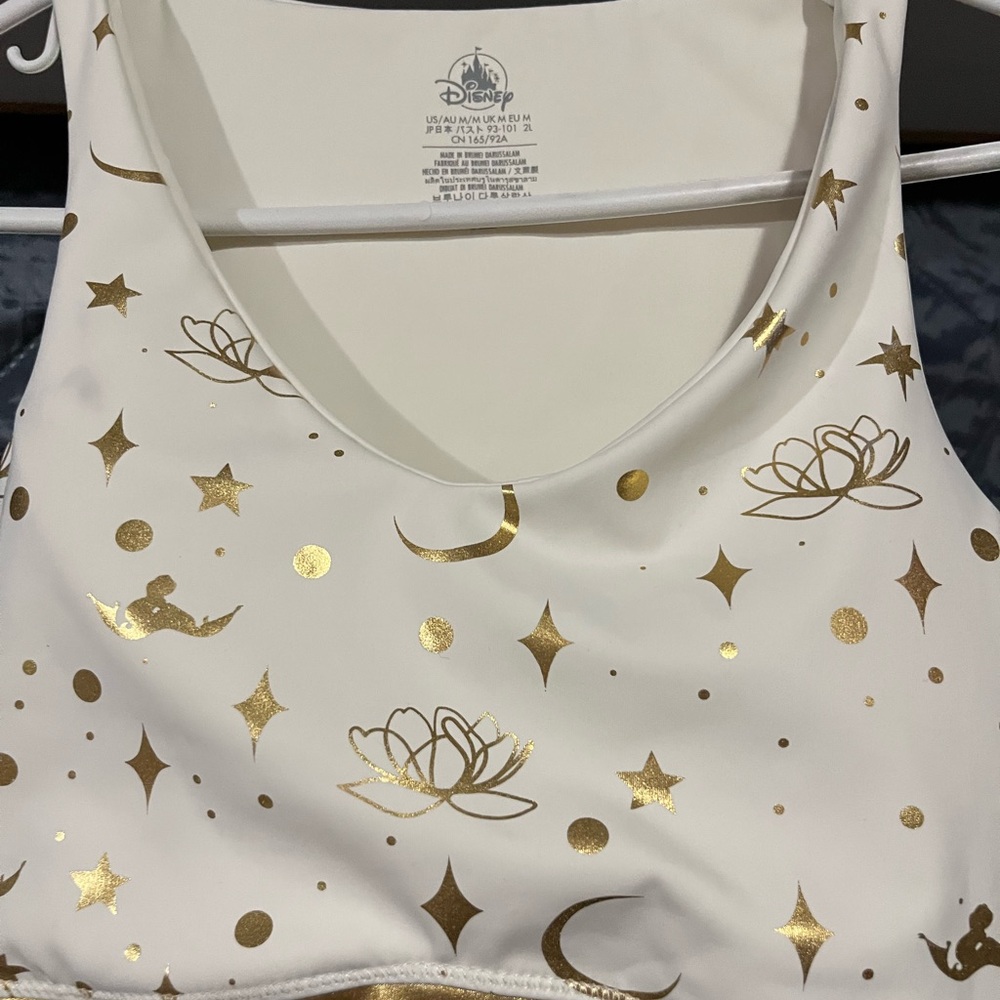 Disney Gold and Cream Sports Bra - Picture 2 of 5